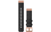 QUICKFIT 20 kellarihmad (20mm) Nailon-Heathered Black/Rose Gold