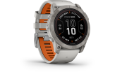 Spordikell Garmin fenix 7X PRO Sapphire Solar - Fog Gray Ti Ember Orange Sapphire - Fog Gray Ti Ember Orange