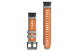 QUICKFIT 22 silikoon kellarihm twotone - Fog Gray/Ember Orange Silikoon - Fog Gray/Ember Orange