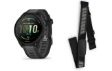 Spordikell Garmin Forerunner 165 Black/Slate Grey +HRM-Dual pulsivöö Black/Slate Grey + HRM-Dual pulsivöö