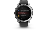 Spordikell Garmin fenix E 47mm Stainless Steel/Black Stainless Steel Black Band