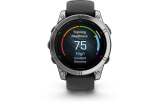 Spordikell Garmin fenix E 47mm Stainless Steel/Black Stainless Steel Black Band