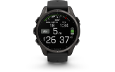 Spordikell Garmin fenix 8 43mm AMOLED,Saph,CrbnGry Ti/Blk,Blk/PebblGryBnd Sapphire Carbon Gray DLC Ti with Black Band