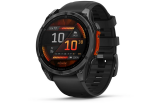 Spordikell Garmin fenix 8 47mm AMOLED,Glass/SS,SlateGray Steel/Black,BlkBnd Slate Gray with Black band