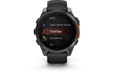 Spordikell Garmin fenix 8 47mm AMOLED,Glass/SS,SlateGray Steel/Black,BlkBnd Slate Gray with Black band