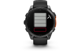 Spordikell Garmin fenix 8 47mm AMOLED,Glass/SS,SlateGray Steel/Black,BlkBnd Slate Gray with Black band