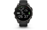 Spordikell Garmin fenix 8 47mm AMOLED,Saph,CrbnGryTi/Blk,Blk/PebbleGryBnd,EMEA Sapphire Carbon Gray DLC Ti with Black Band