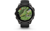 Spordikell Garmin fenix 8 47mm AMOLED,Saph,CrbnGryTi/Blk,Blk/PebbleGryBnd,EMEA Sapphire Carbon Gray DLC Ti with Black Band