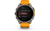 Spordikell fenix 8 47mm AMOLED Sapphire Titanium with Orange Band