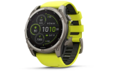 Spordikell Garmin fenix 8 47mm Solar Sapphire Titanium Yellow with Gray Titanium Band Solar Sapphire Titanium Yellow with Gray Titanium Band