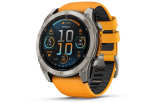 Spordikell Garmin fenix 8 51mm AMOLED Sapphire Titanium Orange with Gray Titanium Band AMOLED Sapphire Titanium Orange with Gray Titanium Band