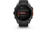 Spordikell Garmin fenix 8 51mm AMOLED,Glass/SS,SlateGray Steel/Black,BlkBnd,WW AMOLED Slate Gray with Black band