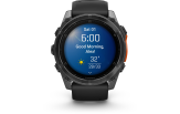 Spordikell Garmin fenix 8 51mm AMOLED,Glass/SS,SlateGray Steel/Black,BlkBnd,WW AMOLED Slate Gray with Black band