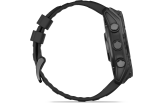 Spordikell Garmin fenix 8 51mm AMOLED,Glass/SS,SlateGray Steel/Black,BlkBnd,WW AMOLED Slate Gray with Black band