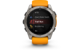 Spordikell fenix 8 51mm AMOLED Sapphire Titanium with Orange Band