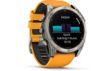 Spordikell fenix 8 51mm AMOLED Sapphire Titanium with Orange Band