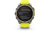 Spordikell Garmin fenix 8 47mm Sapphire Solar Titanium with Yellow Band Sapphire - Titanium with Yellow Band