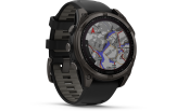 Spordikell fenix 8 47mm Solar Sapphire - Carbon Gray DLC Ti with Black band