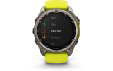 Spordikell Garmin fenix 8 51mm Sapphire Solar Titanium with Yellow Band Sapphire - Titanium with Yellow Band