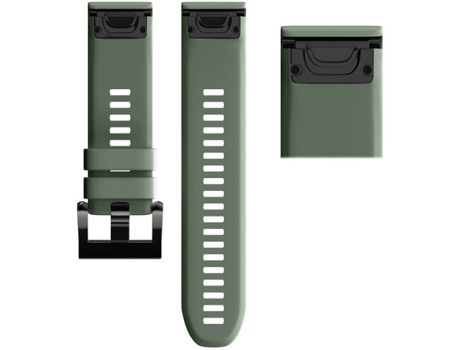 Kiirkinnitusega kellarihm 22 - army green silikoon Silikoon - ArmyGreen