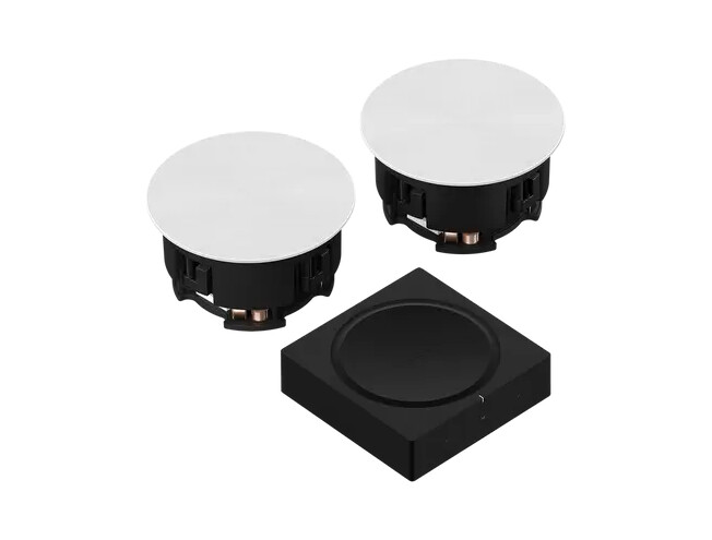 Sonos süvistatavate laekõlarite komplekt Set (Kõlarite paar + Sonos AMP)