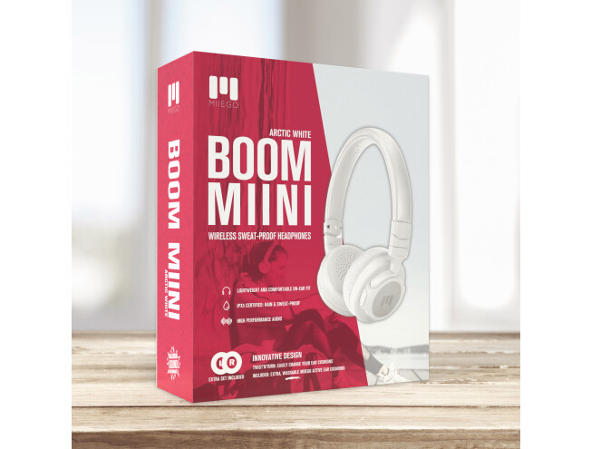 MIIEGO BOOM miini bluetooth kõrvaklapid, valge Valge