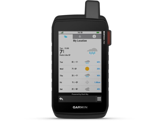 Käsi GPS Garmin Montana 700i + Regio Topo mälukaart Montana 700i + Regio Topo mälukaart