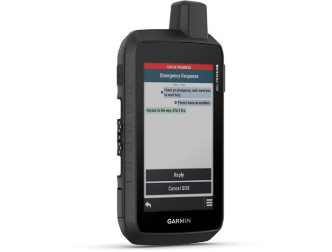 Käsi GPS Montana 750i (inReach)