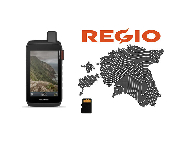 Käsi GPS Garmin Montana 750i + Regio Topo mälukaart Montana 750i + Regio Topo mälukaart