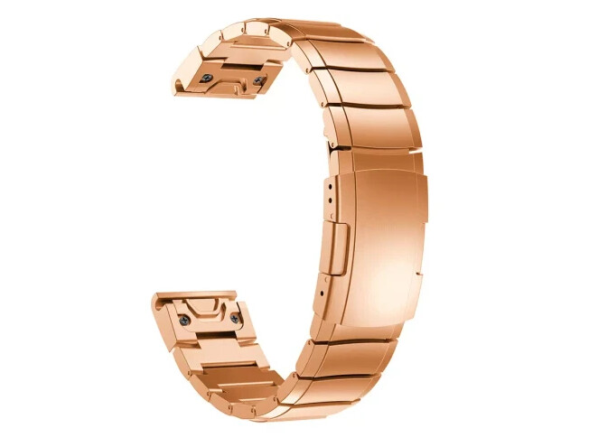 Kiirkinnitusega kellarihm 20 - rose gold metall Stainless steel - rosegold