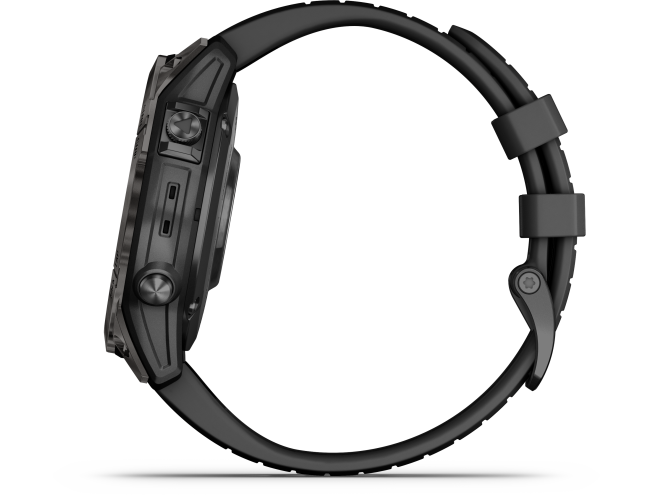 Spordikell Garmin fenix 7 PRO Sapphire Solar - Carbon Gray TLC Ti Black Sapphire - Carbon Gray TLC Ti Black