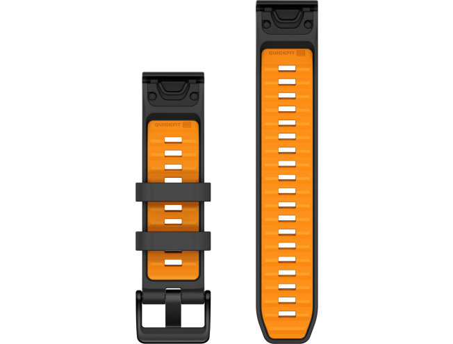 QUICKFIT 22 silikoon kellarihm twotone - Graphite/Spark Orange Silikoon - Graphite/Spark Orange