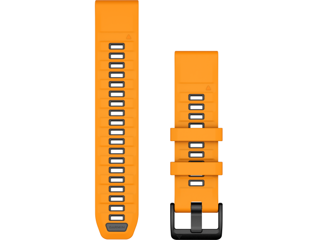 QUICKFIT 22 silikoon kellarihm twotone - Spark Orange/Graphite Silikoon - Spark Orange/Graphite