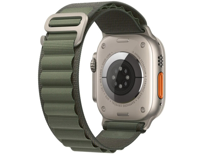 Alpine tekstiil kellarihm Apple watch Army Green 42/44/45/49mm