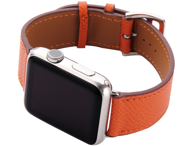 Kunstnahast kellarihm Apple watch Oranž 38/40/41