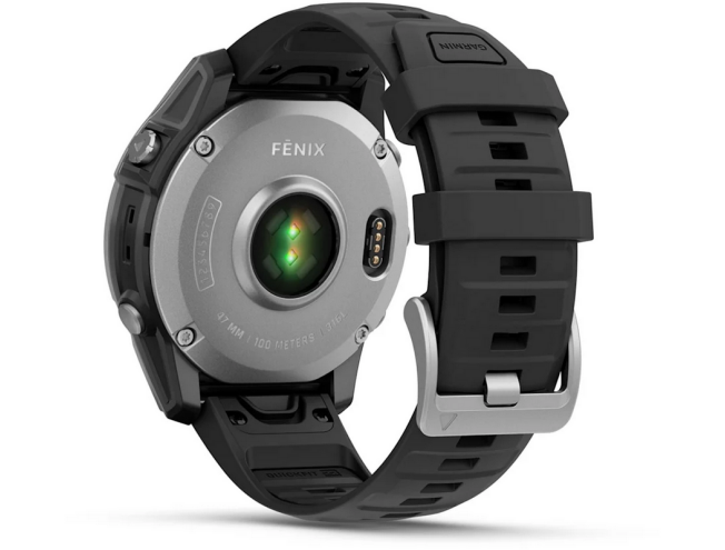 Spordikell Garmin fenix E 47mm Stainless Steel/Black Stainless Steel Black Band