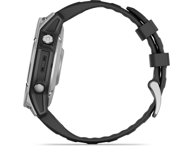 Spordikell Garmin fenix E 47mm Stainless Steel/Black Stainless Steel Black Band