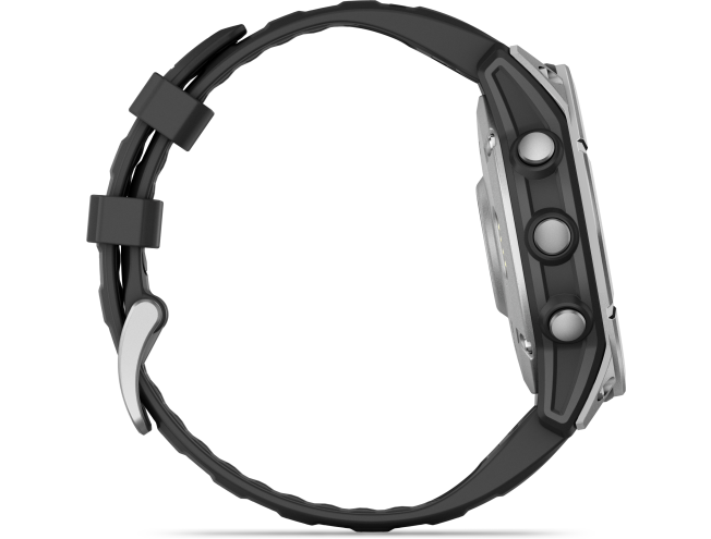 Spordikell Garmin fenix E 47mm Stainless Steel/Black Stainless Steel Black Band