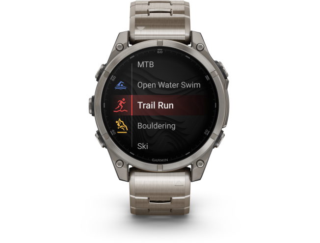 Spordikell Garmin fenix 8 47mm AMOLED Sapphire Titanium with Titanium Band Sapphire Titanium with Titanium Band