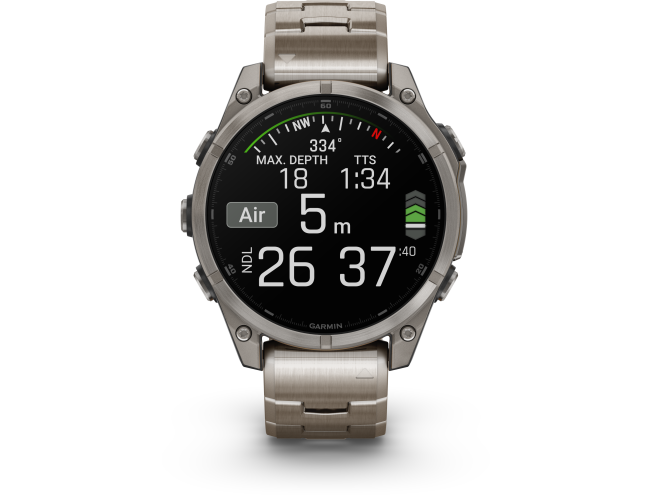 Spordikell Garmin fenix 8 47mm AMOLED Sapphire Titanium with Titanium Band Sapphire Titanium with Titanium Band