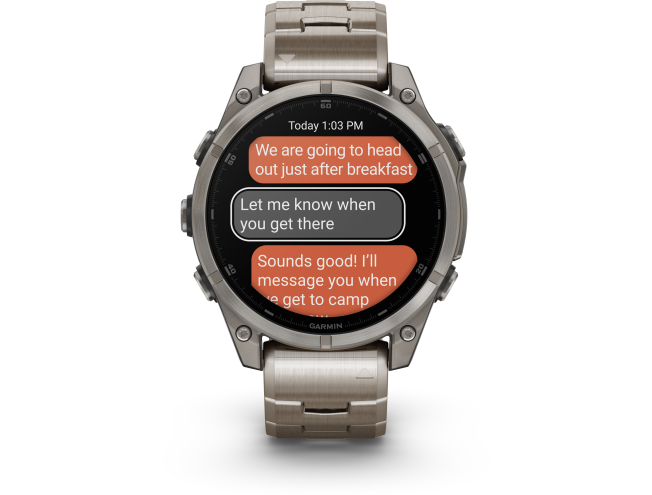 Spordikell Garmin fenix 8 47mm AMOLED Sapphire Titanium with Titanium Band Sapphire Titanium with Titanium Band