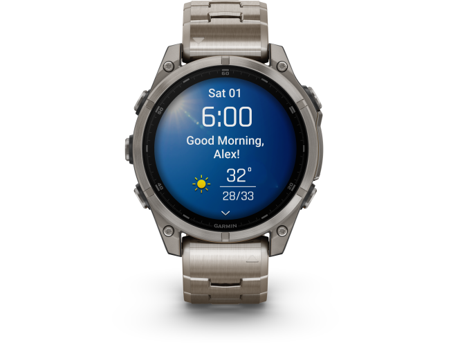 Spordikell Garmin fenix 8 47mm AMOLED Sapphire Titanium with Titanium Band Sapphire Titanium with Titanium Band