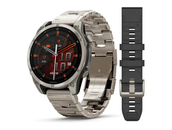 Spordikell Garmin fenix 8 47mm AMOLED Sapphire Titanium with Titanium Band Sapphire Titanium with Titanium Band