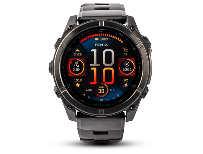 Spordikell Garmin fenix 8 47mm AMOLED Sapphire Carbon Gray DLC Ti with Black Titanium Band AMOLED Sapphire Carbon Gray DLC Ti with Black Titanium Band