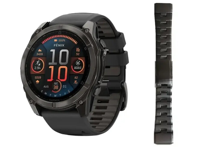 Spordikell Garmin fenix 8 51mm AMOLED Sapphire Carbon Gray DLC Ti with Black Titanium Band AMOLED Sapphire Carbon Gray DLC Ti with Black Titanium Band