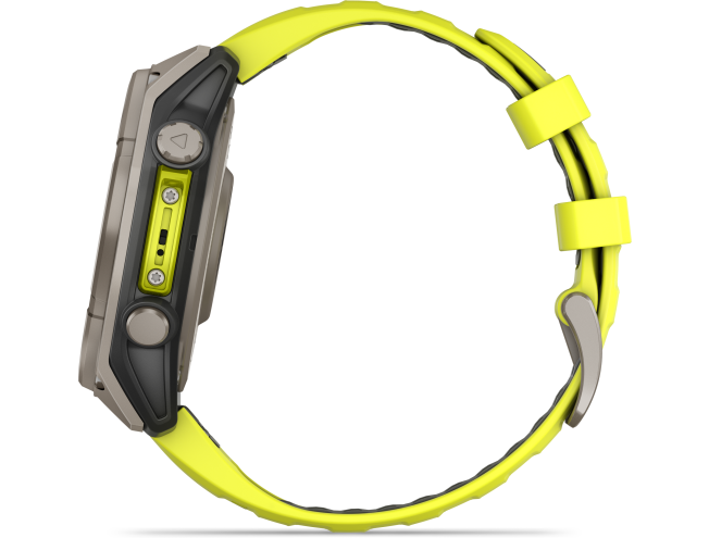 Spordikell Garmin fenix 8 47mm Sapphire Solar Titanium with Yellow Band Sapphire - Titanium with Yellow Band