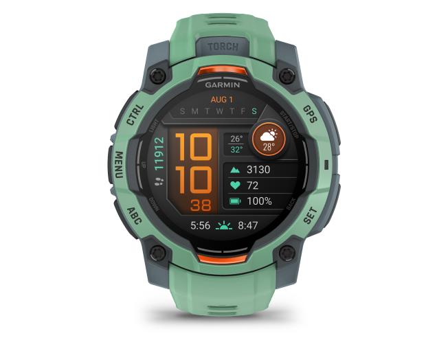 Seikluskell Garmin Instinct 3 45mm AMOLED Neotroopiline neotroopilise rihmaga AMOLED Neotroopiline