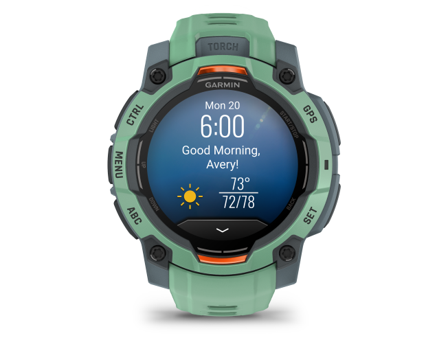 Seikluskell Garmin Instinct 3 45mm AMOLED Neotroopiline neotroopilise rihmaga AMOLED Neotroopiline