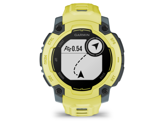 Seikluskell Garmin Instinct E 45mm Ergas laimitoon koos erksat laimitooni rihmaga 45mm Ergas laimitoon