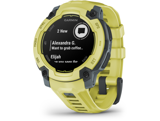 Seikluskell Garmin Instinct E 45mm Ergas laimitoon koos erksat laimitooni rihmaga 45mm Ergas laimitoon